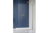 Shower enclosure walk-in Radaway Modo SL II 100 right, glass transparent, profil gold szczotkowane