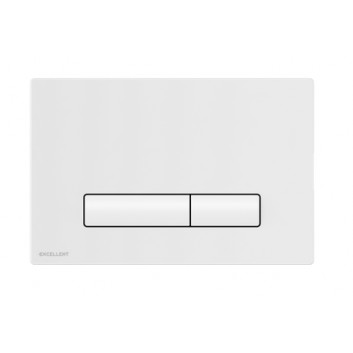 Flush button do stelaża podtynkowego Excellent Aurro Fresh, 230x150mm, white