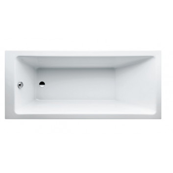 Bathtub rectangular Laufen Pro 170 x 75 x 62 cm, white, bez stelaża (dostosowana do nóg), H2319500000001