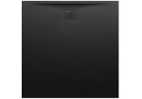 Square shower tray Laufen Pro Marbond, 120x120cm, ultrapłaski, black