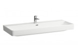 Washbasin double wall mounted jednokomorowa 1200 x 460 without tap hole mm Laufen Pro S