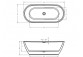 Bathtub freestanding Riho Inspire, 180x80cm, white