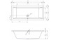 Bathtub Riho Lusso rectangular 180x80 cm- sanitbuy.pl