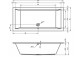 Bathtub Riho lusso rectangular 190x90 cm- sanitbuy.pl