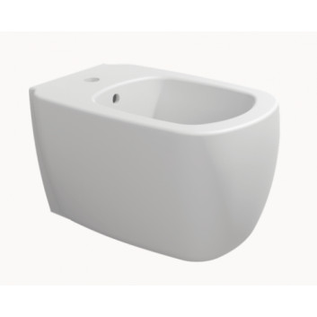 Wall hung bidet Flaminia Mono 52x35x32cm, white mat