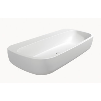 Countertop washbasin Flaminia Mono 100x48x18,5cm, white mat 