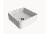 Countertop washbasin Flaminia Miniwash 40 white shine, 40 x 40 x 13 cm, without overflow