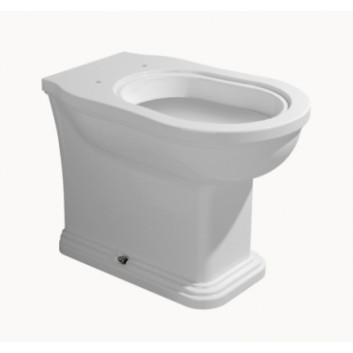 Bowl WC, standing Flaminia Efi white shine, 56 x 36 x 42 cm, drain S/P, retro- sanitbuy.pl