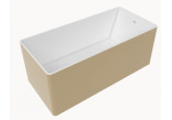 Bathtub rectangular Flaminia Wash 150 x 70 x 58 cm, różowa, wyprofilowana, overflow- sanitbuy.pl