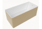 Bathtub rectangular Flaminia Wash 150 x 70 x 58 cm, różowa, wyprofilowana, overflow- sanitbuy.pl