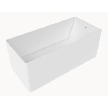 Bathtub rectangular Flaminia Wash 150 x 70 x 58 cm, różowa, wyprofilowana, overflow- sanitbuy.pl