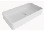 Countertop washbasin Flaminia Miniwash 75 white shine, 75 x 40 x 13 cm, without overflow- sanitbuy.pl