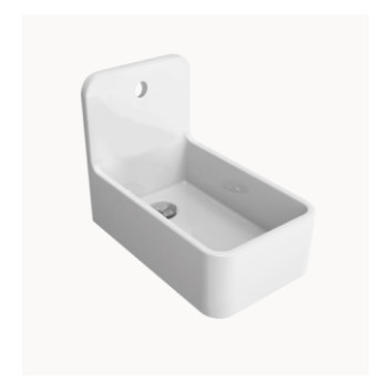 Wall-hung washbasin Flaminia Miniwash 25 white shine, 25 x 40 x 32 cm- sanitbuy.pl