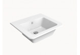 Wall-hung washbasin Flaminia Volo 52 white shine, 52 x 46 cm, z overflow- sanitbuy.pl