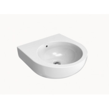 Countertop washbasin Flaminia Nile 62, white shine, wym. 62 x 40 x 20 cm, z overflow, bez półki- sanitbuy.pl