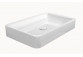 Countertop washbasin Flaminia Nile 40, white shine, wym. 40 x 40 x 10 cm, without overflow- sanitbuy.pl