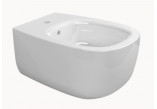 Wall-hung wc WC Flaminia Bonola 54 x 38 x 27 cm, white, goclean, installation kit- sanitbuy.pl