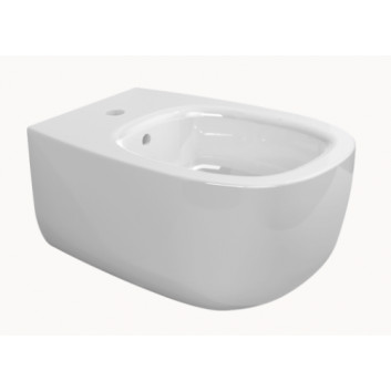 Wall-hung wc WC Flaminia Bonola 54 x 38 x 27 cm, white, goclean, installation kit- sanitbuy.pl