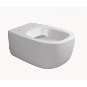 Wall-hung wc WC Flaminia Bonola 54 x 38 x 27 cm, white, installation kit- sanitbuy.pl