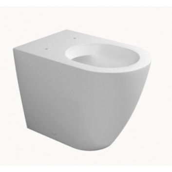 Bowl standing WC Flaminia Link white, goclean, drain floor- sanitbuy.pl