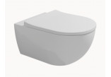 Bowl WC hanging + soft-close WC seat Flaminia APP white, 54 x 36 cm, without coating- sanitbuy.pl