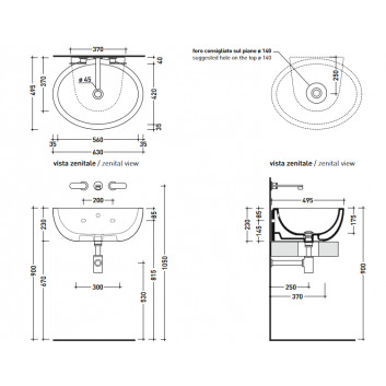 Umywalka Flaminia Dip- sanitbuy.pl