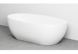 Bathtub freestanding Cielo Shui Comfort, 170x87cm, z overflow, white mat