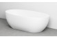 Bathtub freestanding Cielo Shui Comfort, 170x87cm, z overflow, white mat