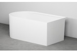 Bathtub wallmounted Cielo Febe , 140x80cm, white mat