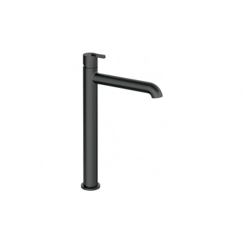 Freestanding bath mixer with shower set , Deante Silia, nero