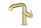 Washbasin faucet tall with rectangular spout, Deante Silia, nero