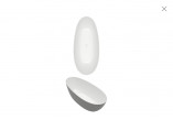 Bathtub freestanding oval Villeroy & Boch Antao, 170x75cm, Quaryl, white