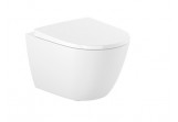 Wall-hung wc Roca Ona Compacto Rimless, 48x36cm, white