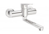 Shower mixer wall mounted, Deante Tubo, chrome