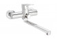 Wall mounted washbasin faucet, Deante Tubo, chrome