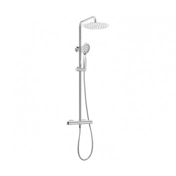 Shower mixer czasowa concealed, Deante Press, chrome