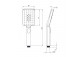 Overhead shower with mixer shower termostatyczną, Deante , chrome