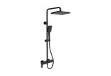 Overhead shower with mixer shower, Deante Anemon - nero (black mat)
