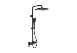 Overhead shower with mixer shower , Deante Anemon , nero