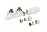 Set thermostatic Invena uniwersalny (prawy, lewy), dwuotworowy typu Duoplex Prov - white 