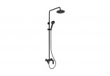 Overhead shower with mixer wannową, Deante Coriander , nero