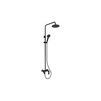 Overhead shower with mixer shower , Deante Arnika , gold