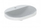 Geberit Variform Recessed washbasin, eliptyczna, 60cm, z overflow, with tap hole