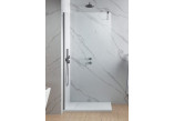 Shower cabin walk-in Radaway Modo New II with hanger, 160x200cm, glass transparent, profil chrome