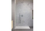 Shower cabin walk-in Radaway Modo New II, 160x200cm, glass transparent, profil Brushed GunMetal