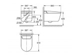 GROHE Sensia Pro Toaleta myjąca do montażu z concealed systemem spłukującym
