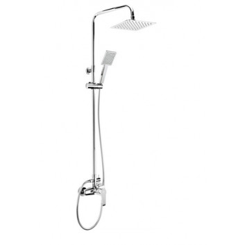 Overhead shower with mixer shower, Deante Corio , chrome