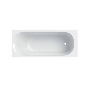 Bathtub rectangular, slim, with legs, Geberit Tawa - White shiny