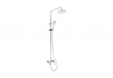 Overhead shower with mixer wannową, Deante Tubo, chrome