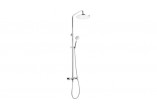 Overhead shower with mixer wannową, Deante Temisto, chrome